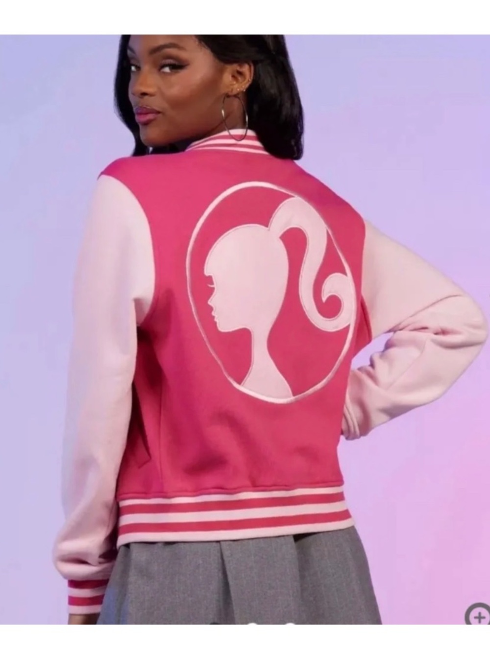 Hot Topic Barbie Varsity Jacket size Small